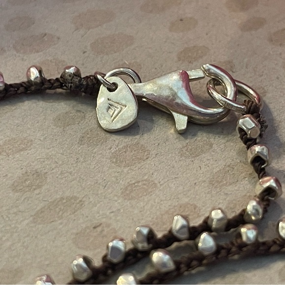 Silpada Silk Cord with Sterling Silver Beads Necklace N2107 RARE - Picture 13 of 13